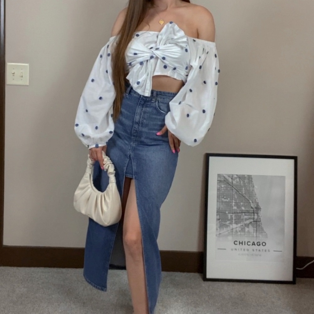 Blouse Crop Top